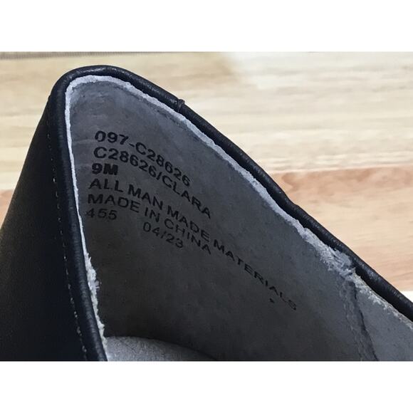 Cliffs by White Mountain Clara Women's 9 Black Slip-On Classic Ballet Flats - Picture 5 of 6